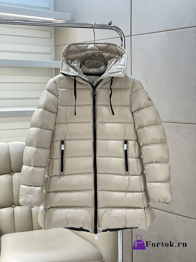 Fortok Moncler Down Jacket in White - 1