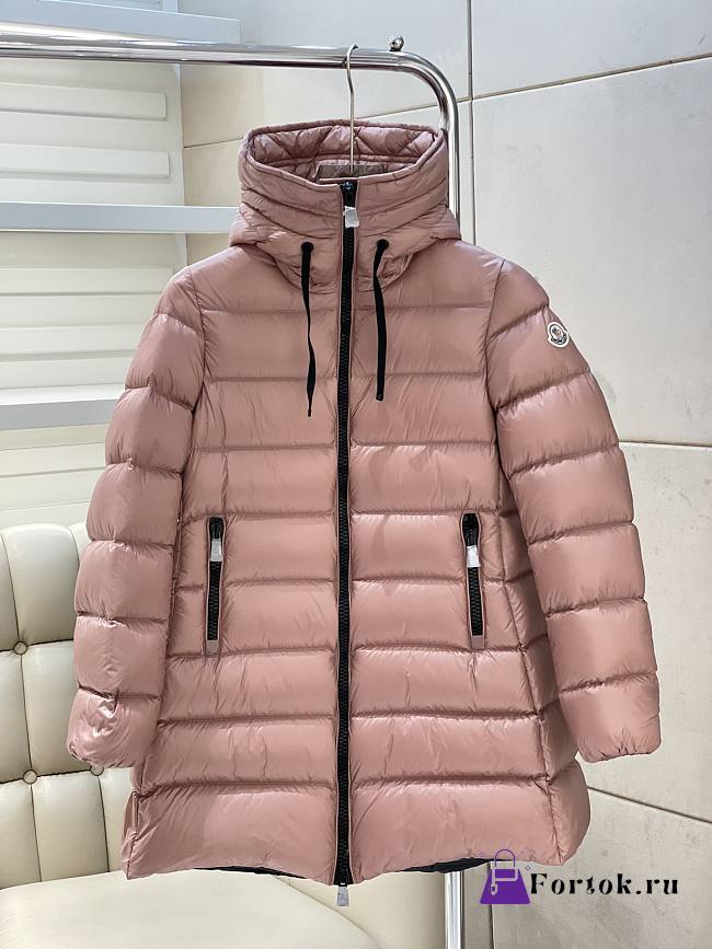 Fortok Moncler Down Jacket in Pink - 1