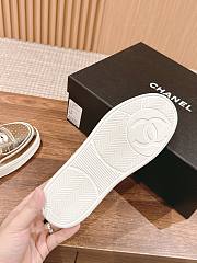 Fortok Chanel Tennis Sneakers Metallic Gold  - 5