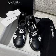 Fortok Chanel 23A Rain Boots White CC Logo - 2