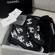 Fortok Chanel 23A Rain Boots White CC Logo - 4