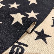 Fortok Burberry Stars Double-sided Scarf Black & Camel Scarf 168x30cm - 6