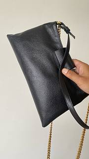 Fortok Celine Wiltern Bag In Smooth Leather Black 31x15x2cm - 6