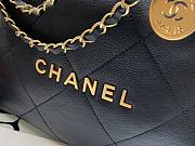 Fortok Chanel Shearling Aged Lambskin & Gold-Tone Metal Brown&Black Bag 30x30x8cm - 2