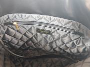 Fortok Chanel Shiny Calfskin & Gold-Tone Metal Black 35x37x7cm - 5