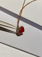Fortok Van Cleef & Arpels Red Heart Bracelet - 2