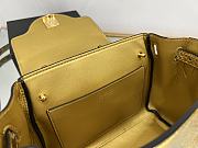 Fortok Versace La Medusa Top Handle Bag in Gold Metalic Leather 20x10x17cm - 4