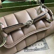 Fortok Gucci Horsebit Chain Small Shoulder Bag Taupe 38x15x16cm - 5