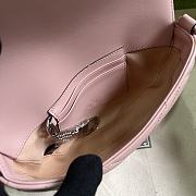 Fortok Gucci Pink GG Marmont Matelassé Chain Bag 14.5x20x4cm - 3