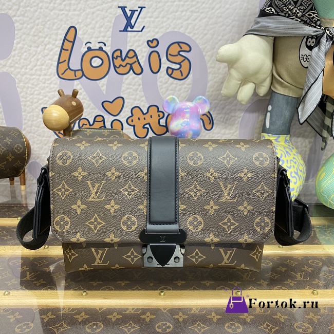 Fortok Louis Vuitton S-Cape Messenger Bag Brown M46794 28x16x10cm - 1