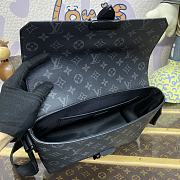 Fortok Louis Vuitton S-Cape Messenger Bag Black M46794 28x16x10cm - 4