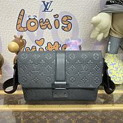 Fortok Louis Vuitton S-Cape Messenger Taurillon Monogram Bag Black M23741 28x16x10cm - 1