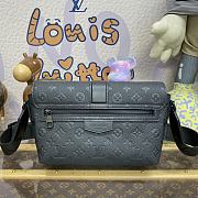 Fortok Louis Vuitton S-Cape Messenger Taurillon Monogram Bag Black M23741 28x16x10cm - 6