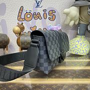 Fortok Louis Vuitton S-Cape Messenger Damier Bag Black M46794 28x16x10cm - 6