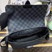 Fortok Louis Vuitton S-Cape Messenger Damier Bag Black M46794 28x16x10cm - 5