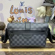 Fortok Louis Vuitton S-Cape Messenger Damier Bag Black M46794 28x16x10cm - 3