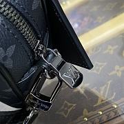 Fortok Louis Vuitton Nano Porte Documents Voyage Bag Black M82770 20x13x5.5cm - 6