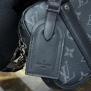 Fortok Louis Vuitton Nano Porte Documents Voyage Bag Black M82770 20x13x5.5cm - 5