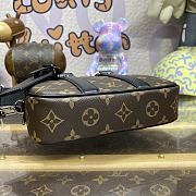 Fortok Louis Vuitton Nano Porte Documents Voyage Bag Brown M82770 20x13x5.5cm - 2