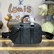 Fortok Louis Vuitton Nano Porte Documents Voyage Taurillon Monogram Bag M82770 20x13x5.5cm - 1