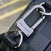 Fortok Louis Vuitton Nano Porte Documents Voyage Damier Bag Black M82770 20x13x5.5cm - 6