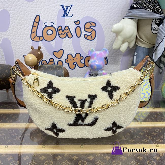 Fortok Louis Vuitton Over The Moon Shearling Bag M23321 27.5x16x7cm - 1