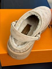 Fortok Louis Vuitton Aspen Platform Clog Shoes Beige - 3
