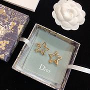 Fortok Dior Five-pointed Star Stud Earrings - 5