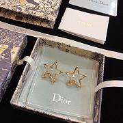 Fortok Dior Five-pointed Star Stud Earrings - 6