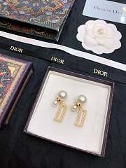 Fortok Dior CD Metal Earrings - 1
