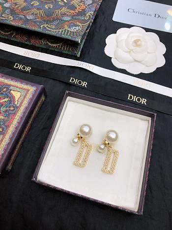 Fortok Dior CD Metal Earrings