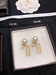 Fortok Dior CD Metal Earrings - 6