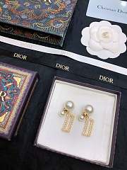 Fortok Dior CD Metal Earrings - 3