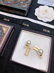 Fortok Dior CD Metal Earrings - 5