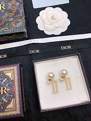 Fortok Dior CD Metal Earrings - 2
