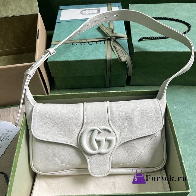 Fortok Gucci Aphrodite Small Shoulder Bag in White 27x14x5cm - 1
