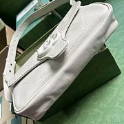 Fortok Gucci Aphrodite Small Shoulder Bag in White 27x14x5cm - 2