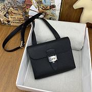 Fortok Hermes Sac A Depeches Togo Leather Bag in Black 21cm - 6