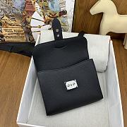 Fortok Hermes Sac A Depeches Togo Leather Bag in Black 21cm - 5
