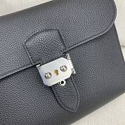 Fortok Hermes Sac A Depeches Togo Leather Bag in Black 21cm - 4