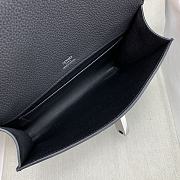 Fortok Hermes Sac A Depeches Togo Leather Bag in Black 21cm - 3
