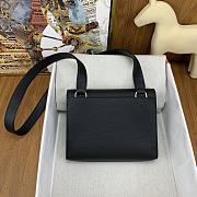 Fortok Hermes Sac A Depeches Togo Leather Bag in Black 21cm - 2