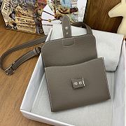 Fortok Hermes Sac A Depeches Togo Leather Bag in Dark Green 21cm - 2