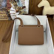 Fortok Hermes Sac A Depeches Togo Leather Bag in Brown 21cm - 6