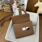Fortok Hermes Sac A Depeches Togo Leather Bag in Brown 21cm - 3