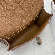 Fortok Hermes Sac A Depeches Togo Leather Bag in Brown 21cm - 4
