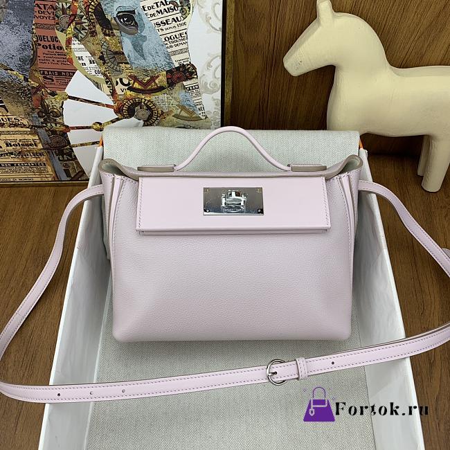 Fortok Hermes Kelly Evercolor Mini Bag in Light Pink 21cm - 1