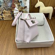 Fortok Hermes Kelly Evercolor Mini Bag in Light Pink 21cm - 2