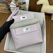 Fortok Hermes Kelly Evercolor Mini Bag in Light Pink 21cm - 3