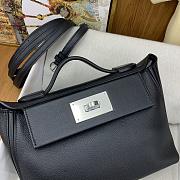 Fortok Hermes Kelly Evercolor Mini Bag in Black 21cm - 5